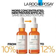La Roche-Posay Pure 12% Vitamin C Serum For Face With Hyaluronic Acid & Salicylic Acid, Hydrating Face Serum, Boost Radiance & Reduce Wrinkles, 2 Formulas For Normal Or Oily Skin Control - Vitamin C - Xem 2