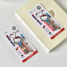 SANRIO Official Nail Clipper, Cute Anti-Splash Nail Scissors, Individual Student Use - A - View 2