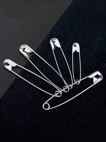 50 Pcs Gold/Silver Safety Pins Metal Clothing Label Belt Pins Sewing Accessory Set - Pin - View 4