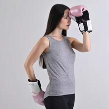 TendenciaTop Deportivo  Mujer  1 Pieza Lisa Mno U58754Calidad premium - Operador de red móvil - Ver 4