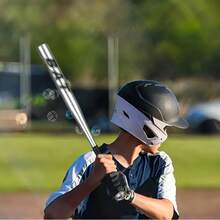 Baseball Bat Aluminum 25" 64cm Strong Training Silver, Outdoor Training And Practice Or Home Protection. - Silver - View 6