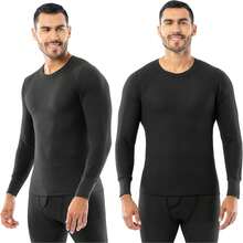 ¡RecomendadoIndera Ropa Interior térmica Tradicional para Hombre Camiseta para Hombre¡Top de Temporada - Gris jaspeado - Ver 3
