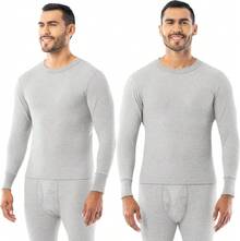 ¡RecomendadoIndera Ropa Interior térmica Tradicional para Hombre Camiseta para Hombre¡Top de Temporada - Gris jaspeado - Ver 10