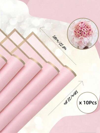 MEHELANY 20/10/5/1 Sheets Floral Wrapping Paper - Waterproof Bouquet Packaging Paper Suitable For DIY Crafts, Flower Shop Supplies, Wedding/Birthday Gift Wrapping, Gift Packaging, Bouquet Wrapping, DIY Floristry, Mother's Day, Birthday, Wedding, Graduation And Anniversary