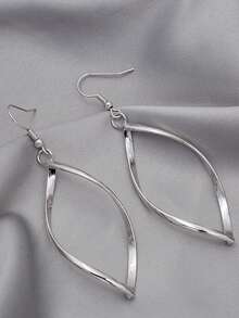 1对时尚简约几何菱形耳钉，适合青少年女孩日常及节日佩戴 - 菱形 - 查看 2