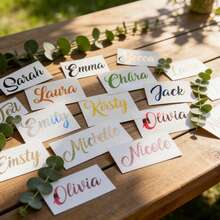 Customized Personalized UV Transfer Stickers, 5cm/8cm/13cm, Customized Name Label Stickers, Guest List Seat Cards, Bachelor Party Bride Birthday Stickers, Wedding Gifts, Customized Wedding Sticker Labels, Personalized Wedding Stickers, Wedding Name And Date Stickers - Multicolor - View 6