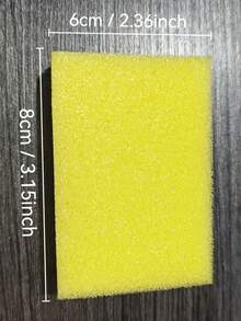 1pc High Density Scouring Pad, Powerful Degreasing, Dishwashing Sponge Cleaner, Suitable For Kitchen Dishwashing, Pot Scrubbing, Stovetop Cleaning, Oil Stain Removal, Tableware Washing - Cleaning Sponge - View 10