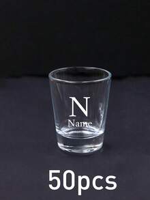 Customized Name Glass Wine Cup, Wedding Party Gift, Personalized Glassware For Newlyweds' Toast Or Anniversary Celebration, Customized Letter Drinkware For Friends And Family, Elegant Home Bar Decor Gift, Customizable Text Design - Style B - View 9