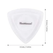 Púas de guitarra LED, púas de bajo que brillan en la oscuridad, disponibles en tres colores (blanco/verde/morado), accesorios de guitarra, música rock, cejilla de guitarra, guitarra inflable - Púa luminosa - Ver 8