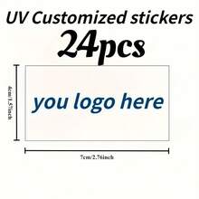 Customized UV Transfer Stickers - Suitable For Personalized Water Bottles And Coffee Cups, Can Print Images, Logos Or Personal Identifiers, 3D Transparent Sticker Design Is Easy To Apply And Durable, High-Quality Adhesive - Multicolor - View 7