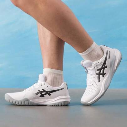  ASICS GEL-CHALLENGER 15 Tennis Shoes, Lightweight Cushioned Men's Tennis Shoes For Court Sports, 1041A510-101