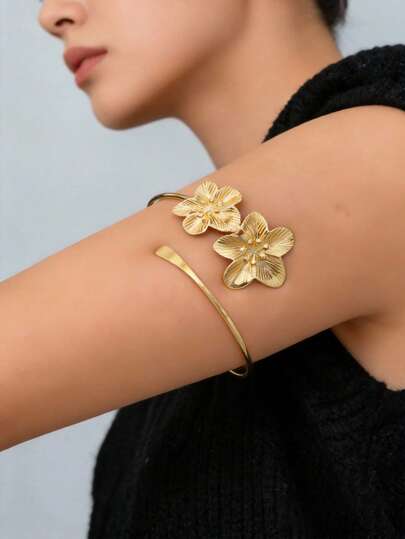 1pc Summer New Armband, Suitable For Wearing On Beach Vacations, Valentine's Day, Mother's Day, Thanksgiving, St. Patrick's Day, Halloween, Christmas, Suitable For Wearing Clothes On Various Holidays