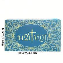 [In21 Tarot Card Game Set] Family Gathering Divination Cards - Divination Deck Suitable For Beginners, Family Gathering Divination Game, Comes With Instruction Manual - Multicolor - View 1