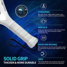 2026 IANONI Padel Racket Tennis Carbon Fiber Soft EVA Face Tennis Paddle Racquet Racket with Padle Bag, great for Thanksgiving, Christmas, Halloween and New Year's celebrations - Multicolor - Ver 8