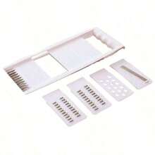 Picadora de verduras multifuncional, procesador de alimentos, picador de cebolla, picador de zanahoria y ajo, herramienta de cocina para picar verduras rápidamente en el hogar/restaurante - aleatorio - Ver 7