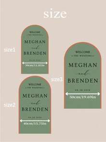 1pc - Customized Wedding Mirror Decal. Welcome To Our Wedding Entrance Sign. Customized Vinyl Mirror Decal, DIY Wedding Decoration Wedding Sticker, Customized Mirror Engraved Sticker, Customized Wedding Welcome Sticker. Wedding Mirror Sign. Wedding Supplies. Wedding Decoration. Elegant Vinyl Decor - Multicolor - View 7