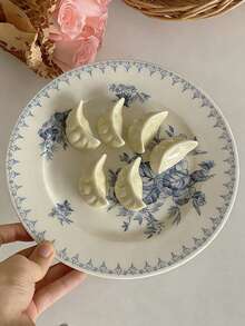 陶瓷筷架系列，可爱创意手绘刀叉架，海豹造型陶瓷筷托，饺子、小鸭、栗子勺筷架，家用餐桌筷架，筷枕，筷托 - 彩色 - 查看 4