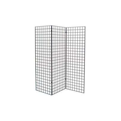 Grid #1900B (3PCS) + 1904B (6PCS) New Retails Black Finished Z Unit With Three 2' X 6' Panels
