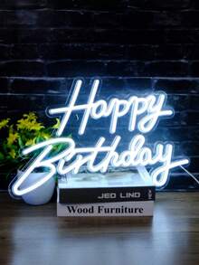 彩色裝飾霓虹燈 LED 燈牌 USB 供電 便攜易用 可選字句包括「Merry Christmas」、「Love」、「Happy Birthday」、「Let's Party」、「Marry Me」、「Baby」、「Boy Or Girl」、「Cheers To Love」等 - 彩色 - 查看 36