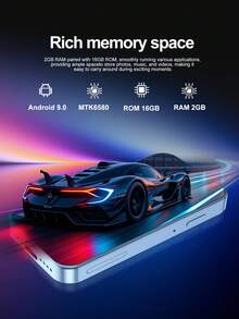 SERVO Mini 智能手机，安卓 9.0 系统，双卡双待，2GB 运行内存，16GB 机身存储，支持 WiFi、GPS、3G WCDMA 网络，3.0 英寸显示屏，便携式手机 - 粉色 - 查看 7