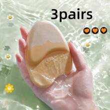 QKC 1双女童高跟鞋，前掌带泡沫防滑垫 - 米色 - 查看 7