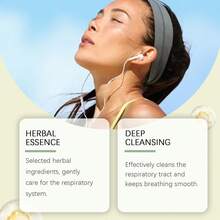 Natural Herbal Mint Infused Nasals Inhaler, Diffuser Stick Vapor Pen For Stuffy Nose & Fatigue Relief, Instant Refreshment, Portable Smoking Cessation Aid, 600 Uses, Yellow - 黃色 - 查看 4