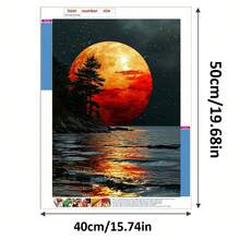 DIY钻石马赛克画，满钻亚克力钻石画艺术，DIY手工艺品，家居墙面装饰礼品 - 彩色 - 查看 11