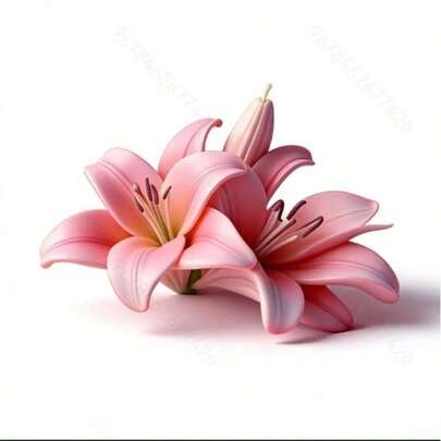 Lily Flower Wax Candle Silicone Mold DIY Handmade Flower Soap Resin Air Vent Stone Candle Decor Mold, Multi-Functional Mold