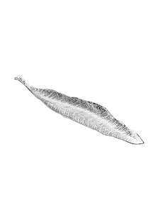 1 pieza Soporte de plato metálico para incienso con hojas largas en color dorado, plateado, bronce y verde, quemador de incienso para Ramadán - Dorado - Ver 38