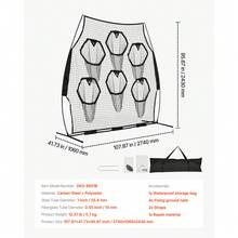 Rugby Sports Accessories - 8 X 8 Fuß, 6 Löcher, Schwarz - View 7