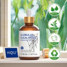 HIQILI 薰衣草玫瑰茉莉精油 30mL/1.01 Fl.Oz. 純淨尤加利茶樹廣藿香油，適用於皮膚與頭髮護理、按摩、身體放鬆、沐浴，亦可用於 DIY 蠟燭與手工皂製作、擴香機、空氣淨化器，適合酒店、臥室、居家香氛禮品 - 多種香味 - 查看 25