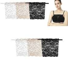 3pcs Elegant Floral Anti-Glare Bra Pads - Fashionable & Comfortable Lingerie Enhancer, Lace Knitted Padding For Women,Back To School,Wedding, Birthday Gifts, Anti Peeping And Light Blocking Bra Accessories, Lace Bra Edging, Washable, Exquisite Lace Edging, Suitable For Various Hairstyles, Underwear, 1 Random Color - Multicolor - View 4