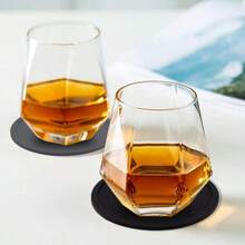 Posavasos redondo de silicona aislante del calor, posavasos minimalista, tapete antescaldaduras para taza de té, posavasos resistente al calor - Multicolor - Ver 12