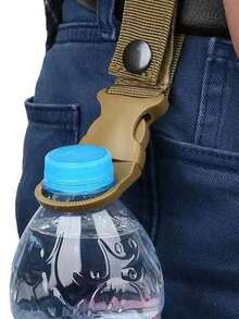 1pc Outdoor Water Bottle Clip Hook, Portable Mineral Water Bottle With Carabiner, Multi-Function Small Water Bottle With Backpack Quick Hanging Hook - Multicolor - View 5