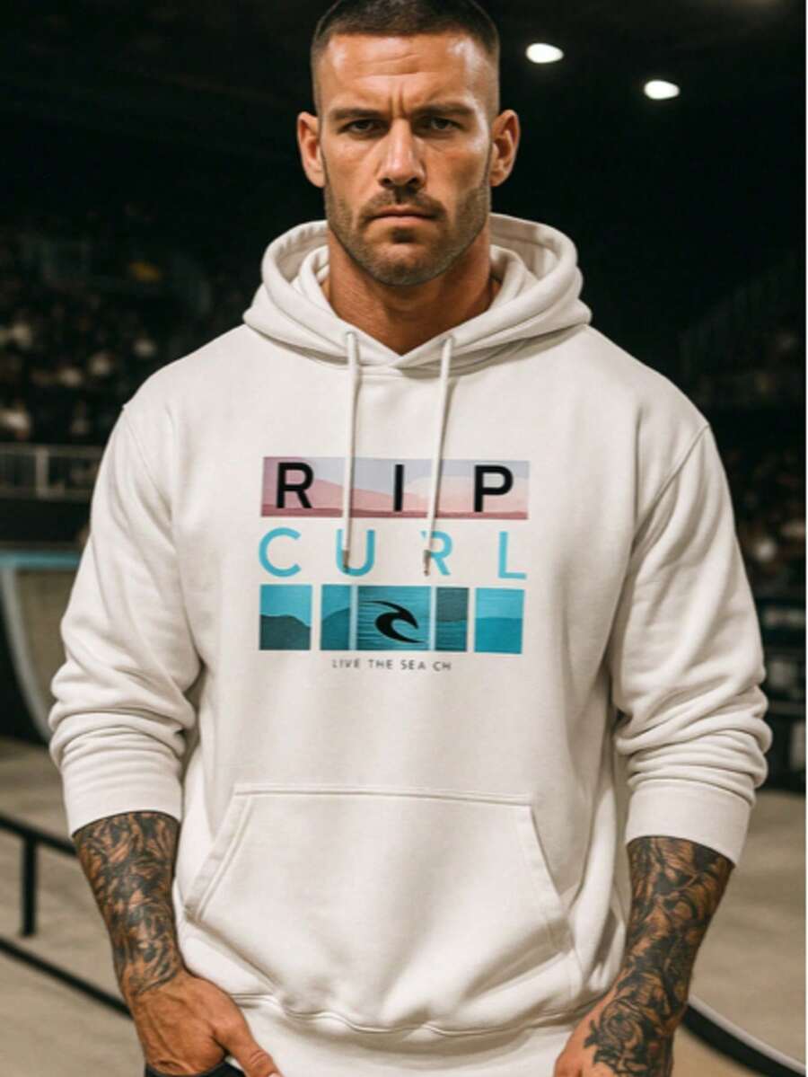 BLUSA DE FRIO MOLETOM GANGURU COM CAPUZ E BOLSO CASACO MASCULINO FEMININO ALGODÃO INVERNO FLANELADO LANÇAMENTO - Branco - Visão 1