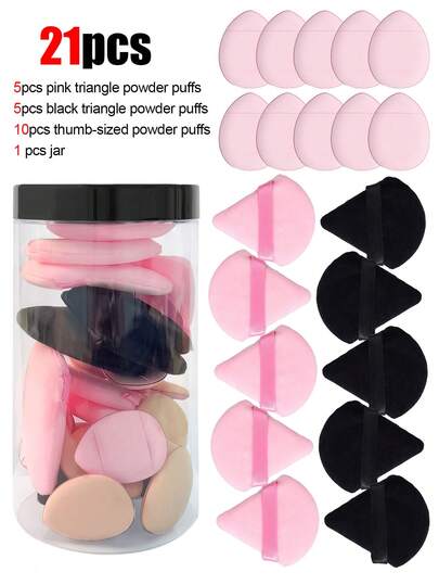 Triangle Makeup Sponges, Reusable Multipurpose Makeup Tools Suitable For Foundation, Concealer, BB Cream, Sunscreen, Cushion, Blush Etc., Perfect Replacement For Brushes, Essential For Travel & Home,Makeup,Cheap,Room Decor,Vanity,Travel,Bedroom,Makeup Accessories,Puff,Makeup Blender,Powder Puff,Makeup Sponge,Cheap,Stocking Stuffers,Makeup,Makeup Tools,Cheap Stuff,Gifts,Gifts For Women,Christmas Gifts