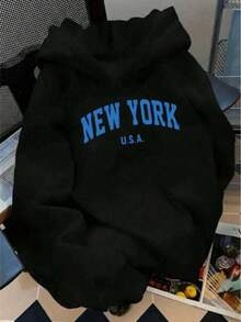 Negro (letras azules)