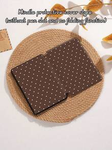 Polka Dot & Minimalist Pattern Tablet Protective Case, Compatible With  9.7/10.2/10.5/10.9/12.9/Pro 11 (10th Gen), Galaxy Tab S6 Lite 10.4", Kindle Paperwhite 12th Gen (2024), Kindle 11th Gen (2022), Offers Soft Shock-Proof Protection, Supports Smart Stand/Auto Wake/Sleep Function - 多色-3 - 查看 6