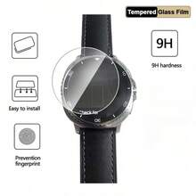 3pcs Tempered Glass Screen Protector For Galaxy Watch 8 40mm/44mm, Watch 8 Classic 46mm, Watch 8 Ultra 47mm, 9H Hardness, Scratch-Resistant - 3PCS Transparent - View 2