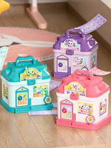 1 Set Dinosaur Style Password Key Piggy Bank, Cartoon Style, Multiple Styles, Multiple Colors Piggy Bank, Password Box, Piggy Bank, Party Gift, Birthday Gift - Multicolor - View 13