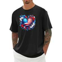 Men T-Shirts - Black - View 10
