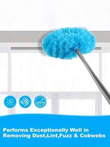 Extendable Ceiling Fan Duster Brush, 13-31.5 Inch Adjustable, Microfiber Cleaner For Home Cleaning Ceiling, Kitchen, Bedroom, Bathroom, Furniture And Car, Reusable Fan Blade Duster, Washable Dust And Cleaning Brush, Household & Office Essential - One Size - View 10