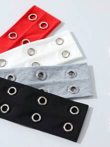Bộ 1-4 chiếc băng đô thời trang phong cách Punk, phụ kiện tóc kiểu Gothic cho nữ, màu trơn, mềm mại, chống trượt, co giãn, khoét lỗ, thích hợp cho đi biển/nghỉ lễ, băng đô thể thao yoga, đa năng cho đeo hàng ngày và trang phục mùa hè. - Nhiều màu - Xem 2