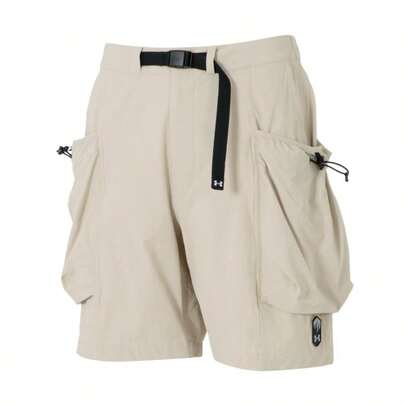 Under Armour Men's Soft Woven Shorts, APAC M Urban OD Cargo Shorts, Minimalist Casual Outdoor Sports Shorts