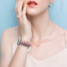 1条全新波西米亚风表带，兼容 1/2/3/4/5/6/7/8/9 - 粉色 - 查看 5