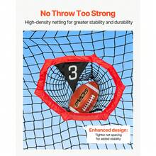 Rugby Sports Accessories - 6 X 6 Fuß, 5 Löcher, Rot - View 5