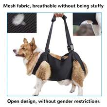1pc Dog Leash Harness, Handheld Assist For Elderly, Disabled, Small & Medium Breed Dogs, Stair Climbing Aid - Black - View 7