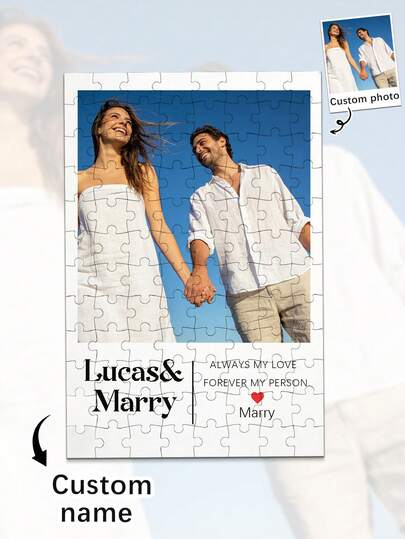 Rompecabezas personalizado del Día de San Valentín, rompecabezas personalizado del Día de San Valentín, rompecabezas personalizado para parejas, personalización de fotos, regalo del Día de San Valentín, regalo de cumpleaños, regalo de aniversario, regalo para parejas, hogar y vida, decoración del hogar, recuerdo, reutilizable, lindo, de alta calidad, regalo de cumpleaños, aniversario de boda, recuerdo de graduación, regalo del Día de la Madre, regalo del Día del Padre