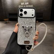 Sequins,Diamond Foldable Phone Case, Fashionable Phone Case, Apple Phone Case, Suitable For Women, Lightweight, Slim, Convenient, Protective Cover, With Lanyard, Elegant, Stylish - Multicolor - View 57