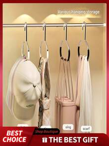 Dorm Wardrobe Hat Hooks, Baseball Cap Hooks, Clothes Hooks, Bag Hooks, Hat Rack - Multicolor - View 5